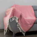 Plaid laine rouge ASPEN - 160x250 - febronie.com