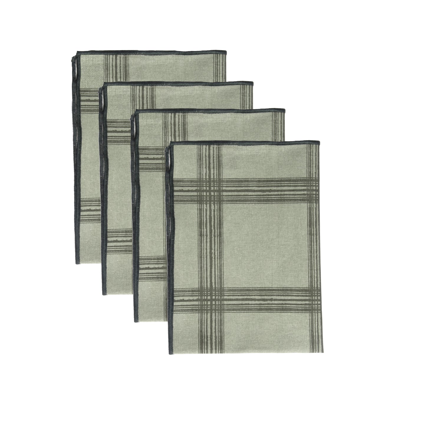 Serviette de table coton (x4) MADRAS 45x45